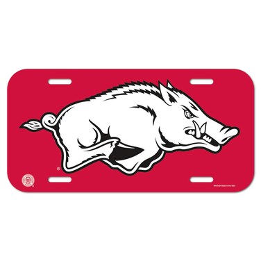 Wincraft NCAA University of Arkansas License Plate