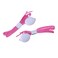 LIOOBO 1 Pair Pink Shoelaces Light up Flashing Shoelaces Led Shoestring No Tie Shoe Laces for Adults Luminous Shoe Laces Shoe Laces for Sneakers Led Shoelaces White Shoe Laces Water Proof