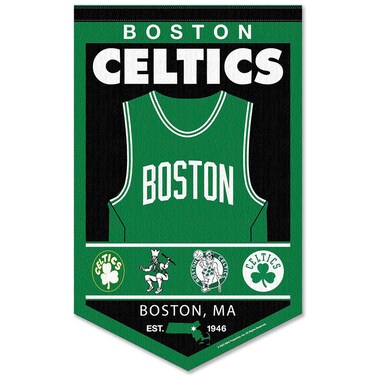 WinCraft Boston Celtics Heritage History Banner Pennant