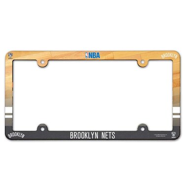 WinCraft Brooklyn Nets Plastic License Plate Frame