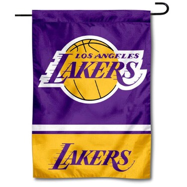 WinCraft LA Lakers Double Sided Garden Flag