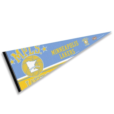 WinCraft Los Angeles Lakers Throwback Retro Vintage Pennant Flag