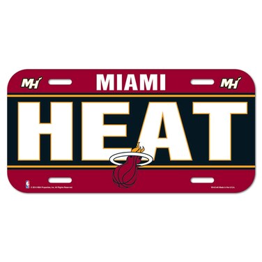 WinCraft NBA Miami Heat License Plate