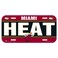WinCraft NBA Miami Heat License Plate