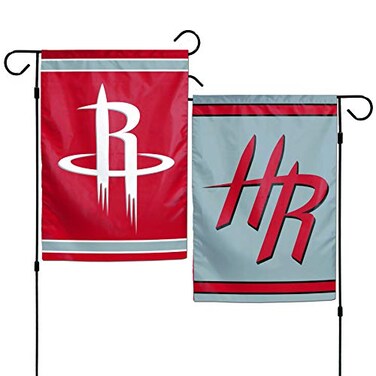 Wincraft NBA Houston Rockets 12x18 Garden Style 2 Sided Flag, One Size, Team Color