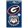 Wincraft NCAA University of Georgia WCR29038014 Magnets (2 Pack), 5" x 9