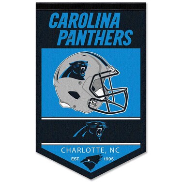 WinCraft Carolina Panthers Heritage History Banner Pennant