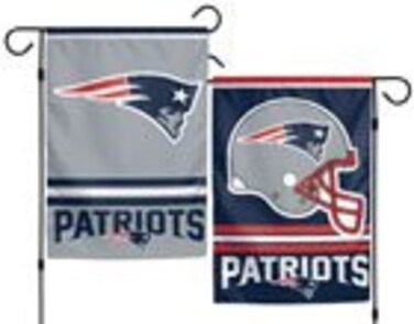 WinCraft New England Patriots Double Sided Garden Flag