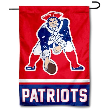 WinCraft New England Retro Pat Patriot Double Sided Garden Flag