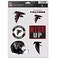 WinCraft NFL Decal Sticker Multi Use 6 Set 19x14cm Atlanta Falcons