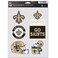WinCraft NFL Decal Sticker Multi Use 6 Set 19x14cm New Orleans Saints