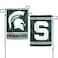 Wincraft NCAA Michigan State Spartans Garden Flag, 12"x18", 2-Sided, Team Color