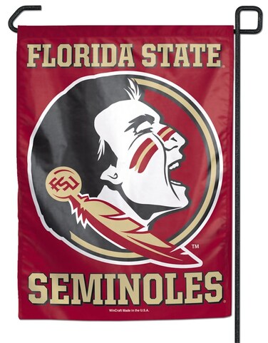 Wincraft NCAA Florida State Seminoles Garden Flag, 12.5"x18", 2-Sided, Team Color