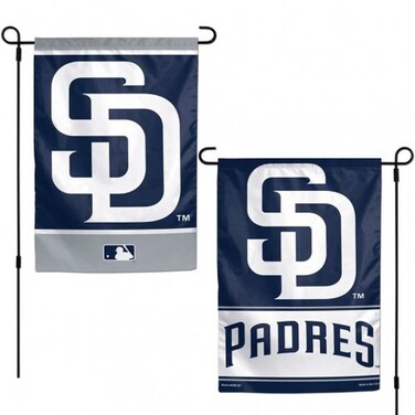 Wincraft MLB San Diego Padres Flag12x18 Garden Style 2 Sided Flag, Team Colors, One Size