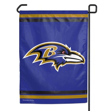 WinCraft NFL Baltimore Ravens WCR55766013 Garden Flag, 11" x 15
