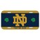 WinCraft NCAA Notre Dame 61372081 License Plate, Black, 12"x6