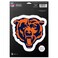 NFL Chicago Bears 83712010 Die Cut Logo Magnet, Small, Black