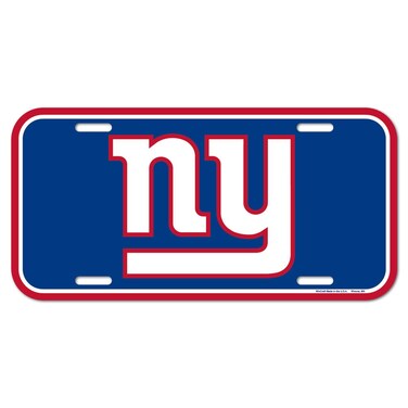 NFL Buffalo Bills License Plate, Team Color, One Size
