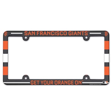 MLB San Francisco Giants Full Color License Plate Frame, Team Color, One Size