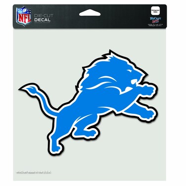 NFL Detroit Lions 8-by-8 Inch Diecut Colored Decal