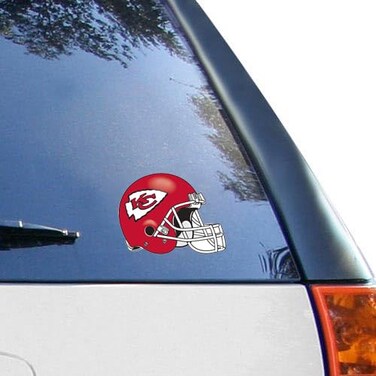 WinCraft Kansas City Chiefs Helmet 5" x 6" Multi-Use Decal