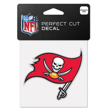 WinCraft Tampa Bay Buccaneers 4'' x 4'' Color Perfect Cut Decal