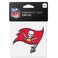 WinCraft Tampa Bay Buccaneers 4'' x 4'' Color Perfect Cut Decal