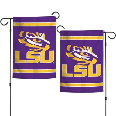 NCAA Louisiana State University LSU Tigers 12.5" x 18" Inch 2-Sided Garden Flag
