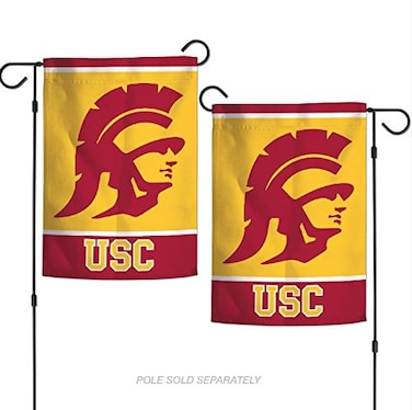 WinCraft NCAA Southern California USC Trojans 12.5" x 18" Inch 2-Sided Garden Flag Logo