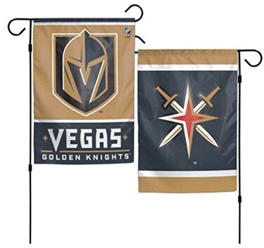 NHL Vegas Golden Knights 2-Sided Garden Flag2-Sided Garden Flag, Gold, 18