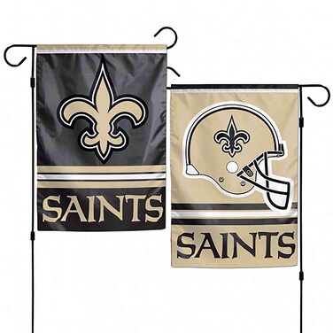 WinCraft NFL New Orleans Saints 2-Sided Garden Flag, 12 x 18-inches