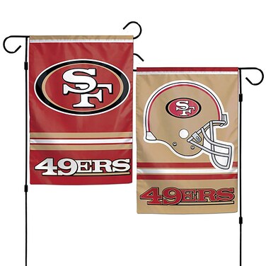 NFL San Francisco 49Ers 2-Sided Garden Flag, 12 x 18-inches