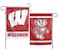 NCAA University Wisconsin Badgers 12x18 Inch 2-Sided Outdoor Garden Flag