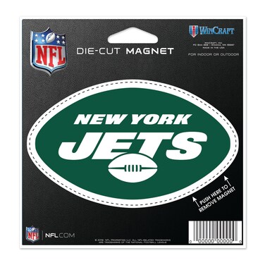 WinCraft New York Jets 5" Die Cut Magnet