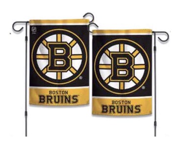 WinCraft NHL Boston Bruins Official 12x18 inch 2-Sided Single Logo Garden Flag