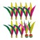 LIOOBO 10PCS Shuttlecock Badminton Set Children Rubber Feather Balls Badminton Shuttlecock for Outdoor Playing Beach Kids