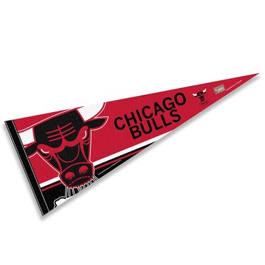 WinCraft Chicago Bulls Throwback Retro Vintage Pennant Flag