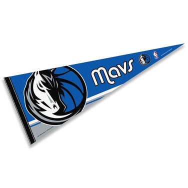 WinCraft Dallas Mavericks Pennant Full Size 12 in X 30 in
