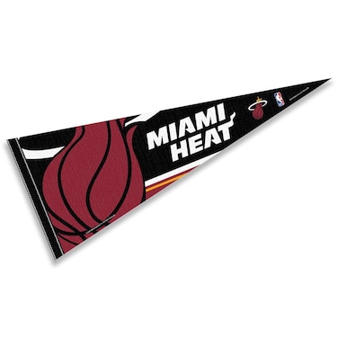 WinCraft Miami Heat Pennant Full Size 12 in X 30 in