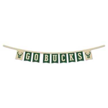 WinCraft Milwaukee Bucks Banner String Pennant Flags