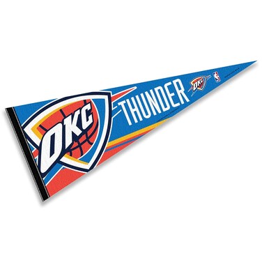 WinCraft Oklahoma City Thunder Pennant Full Size 12 in X 30 in