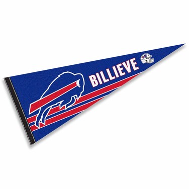 WinCraft Buffalo Bills Billieve Slogan Pennant Banner Flag