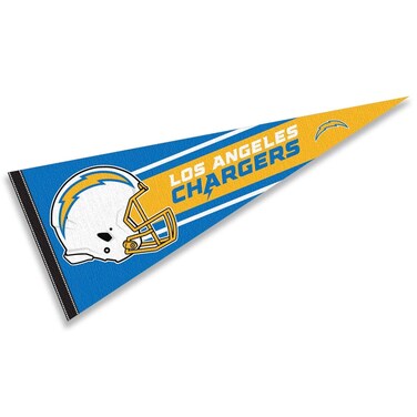 WinCraft Los Angeles Chargers Official 30 inch Large Pennant