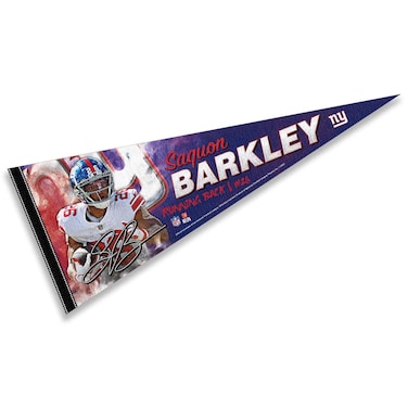 WinCraft New York Giants Barkley Pennant Banner Flag