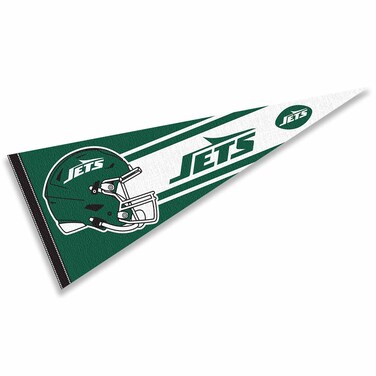WinCraft New York Jets Helmet Pennant Banner Flag