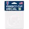 Wincraft NCAA Penn State Nittany Lions 4x4 Perfect Cut White Decal, One Size, Team Color