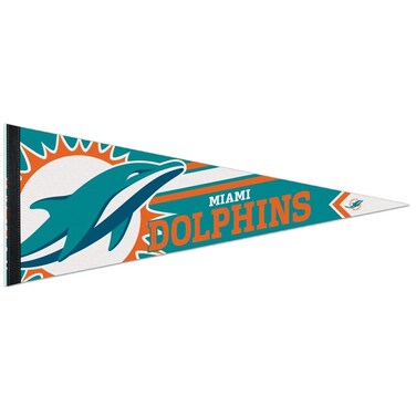 Wincraft NFL 14515115 Miami Dolphins Premium Pennant, 12" X 30