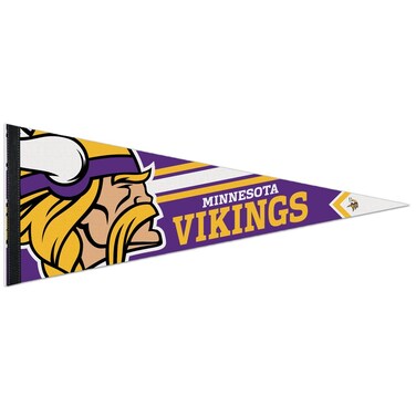 Wincraft NFL 14518115 Minnesota Vikings Premium Pennant, 12" X 30