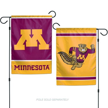 Wincraft NCAA Minnesota Golden Gophers 12x18 Garden Style 2 Sided Flag, One Size, Team Color