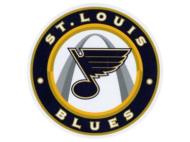 Wincraft NHL St. Louis Blues 90203010 Perfect Cut Color Decal, 8" x 8", Black